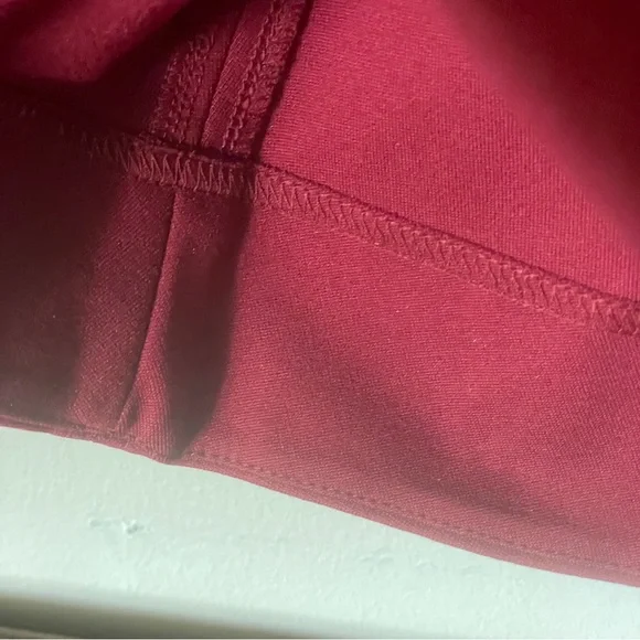 ME+EM Travel Tailoring Zip Front nursing Midi Maxi Dress Ponte Jersey career red - Picture 12 of 13